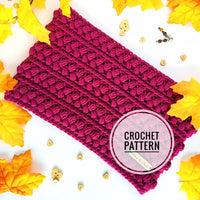 PATTERN - The Lyla Cowl - DIGITAL DOWNLOAD, Crochet Cowl Pattern