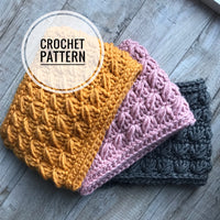 PATTERN - I Love This Cowl - DIGITAL DOWNLOAD, Crochet Cowl Scarf Pattern