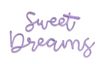 SWEET DREAMS Knit Wire Word Art