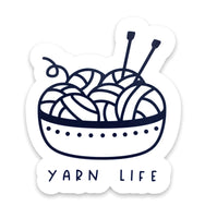 “Yarn Life” Knitting Sticker